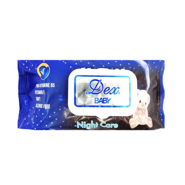 Pachet 2 X Servetele Umede Baby Night Care Dex 72buc