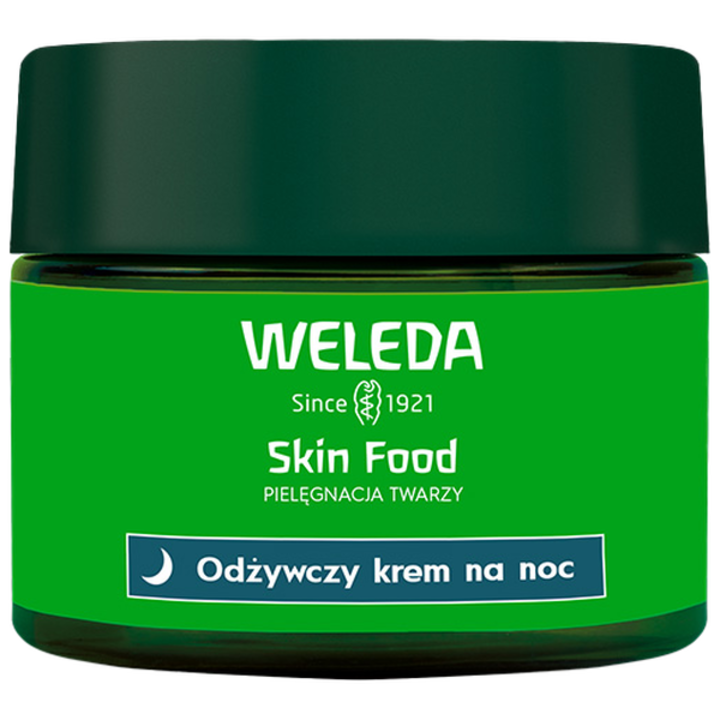 Weleda tápláló éjszakai arckrém, 40 ml, növényi kivonatokkal, hidratáló, ragyogó bőrért