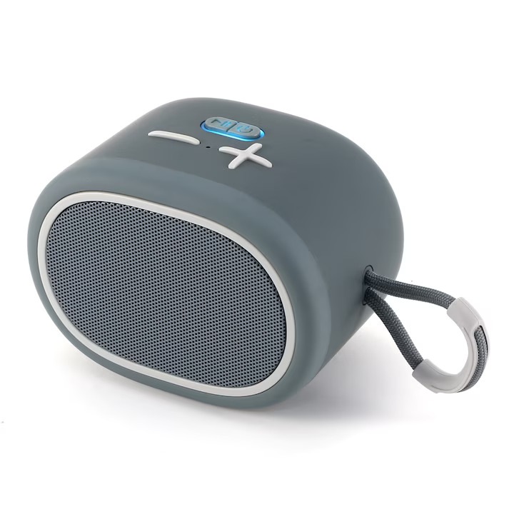 Boxa portabila Kludoo® TG662 Subwoofer Wireless Bluetooth, 20W, IPX6, Autonomie 10 ore, Gri