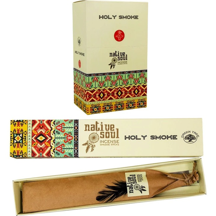 Betisoare parfumate Holy Smoke, purificare si armonie, 15g