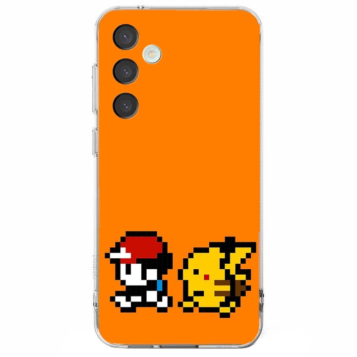 Husa telefon compatibila cu Samsung Galaxy A26, Viceversa, model Ash and Pikachiu Pokemon, Silicon, TPU