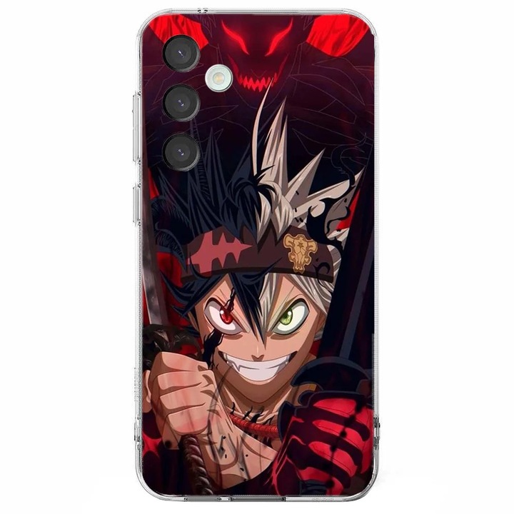 Husa telefon compatibila cu Samsung Galaxy A26, Viceversa, model Asta and Liebe Black Clover, Silicon, TPU