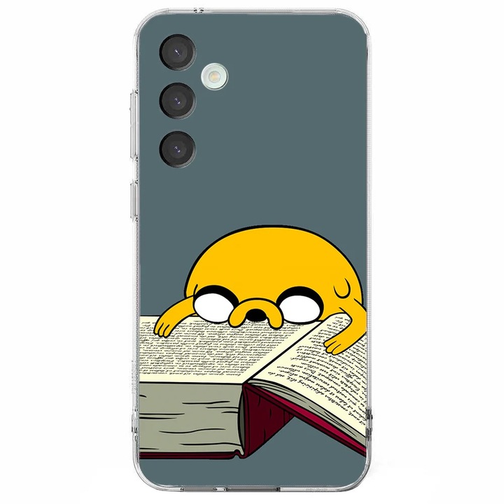 Husa telefon compatibila cu Samsung Galaxy A26, Viceversa, model Bed time story Jake Adventure Time, Silicon, TPU