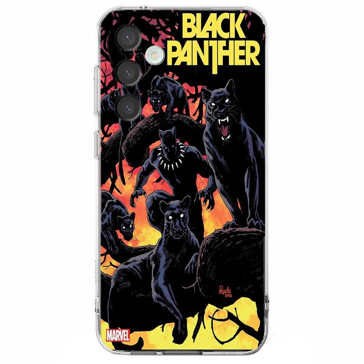 Husa telefon compatibila cu Samsung Galaxy A26, Viceversa, model Black Phanter, Silicon, TPU