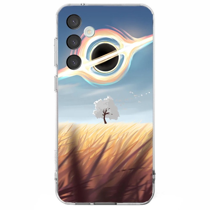 Husa telefon compatibila cu Samsung Galaxy A26, Viceversa, model Black Hole, Silicon, TPU