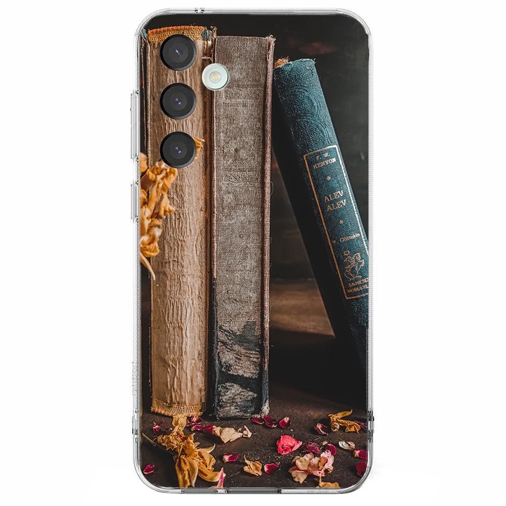 Husa telefon compatibila cu Samsung Galaxy A26, Viceversa, model Book worm, Silicon, TPU