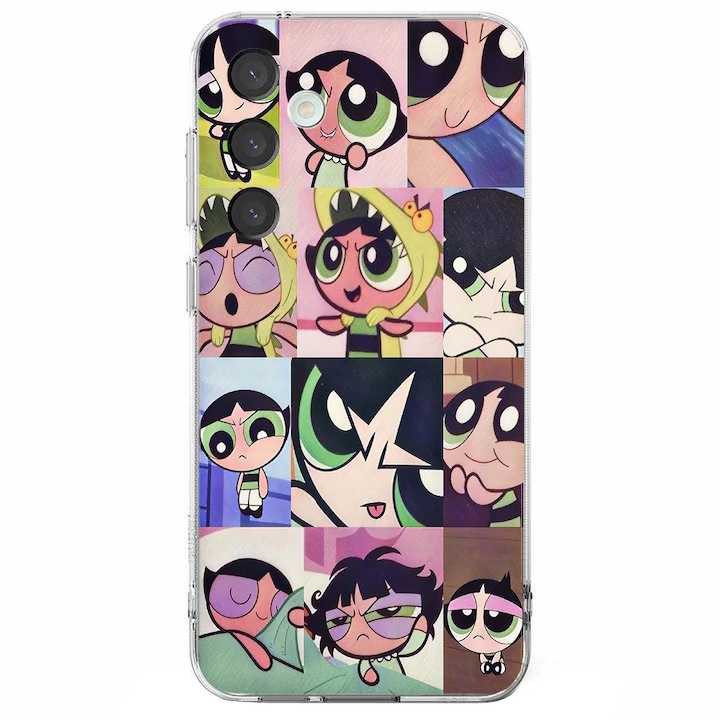 Husa telefon compatibila cu Samsung Galaxy S24 FE, Viceversa, model Buttercup Powerpuff, Silicon, TPU
