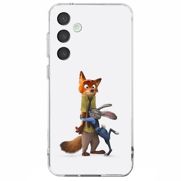 Husa telefon compatibila cu Samsung Galaxy A26, Viceversa, model Bunny Hug Zootopia, Silicon, TPU