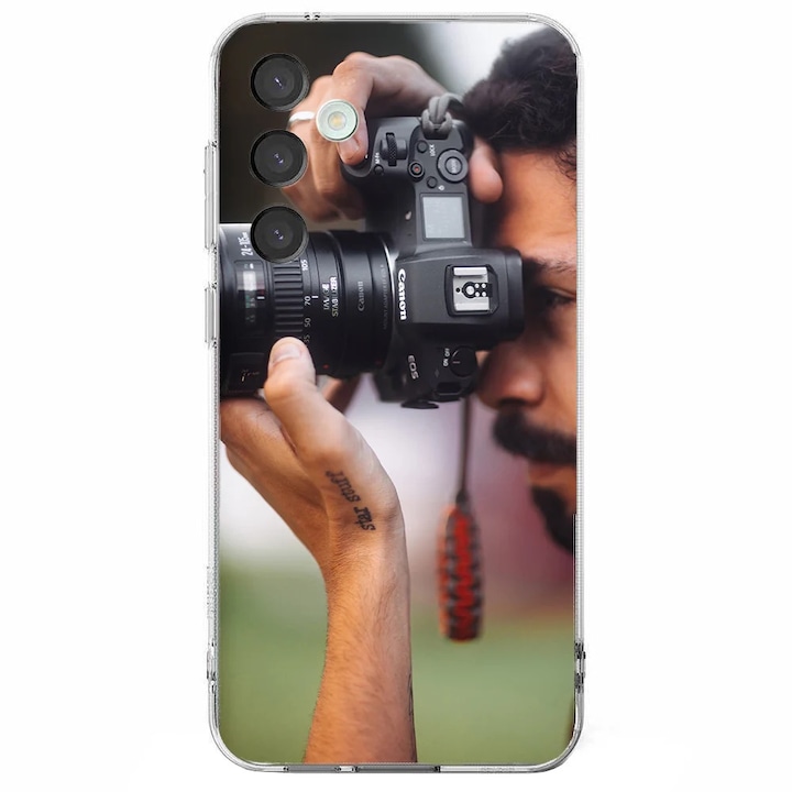 Husa telefon compatibila cu Samsung Galaxy A26, Viceversa, model Canon Eos, Silicon, TPU