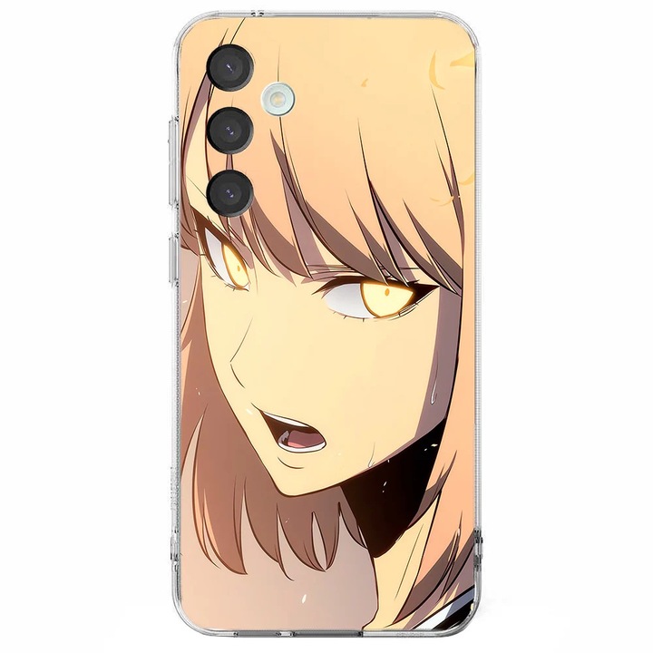 Калъф за телефон, съвместим с модел Samsung Galaxy S25 Ultra, Viceversa, Cha Hae в Solo Leveling, силикон, TPU