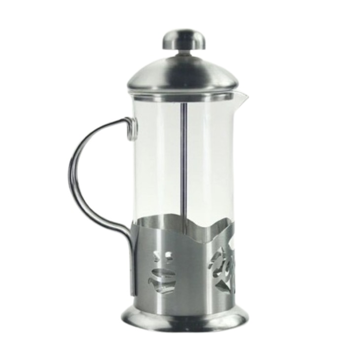 Tea forrázat, Üveg+Fém, 600ml