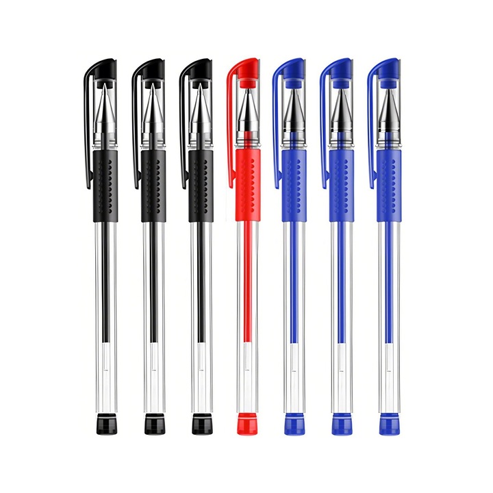 Set 7 pixuri cu gel, 0.5mm, Multicolor