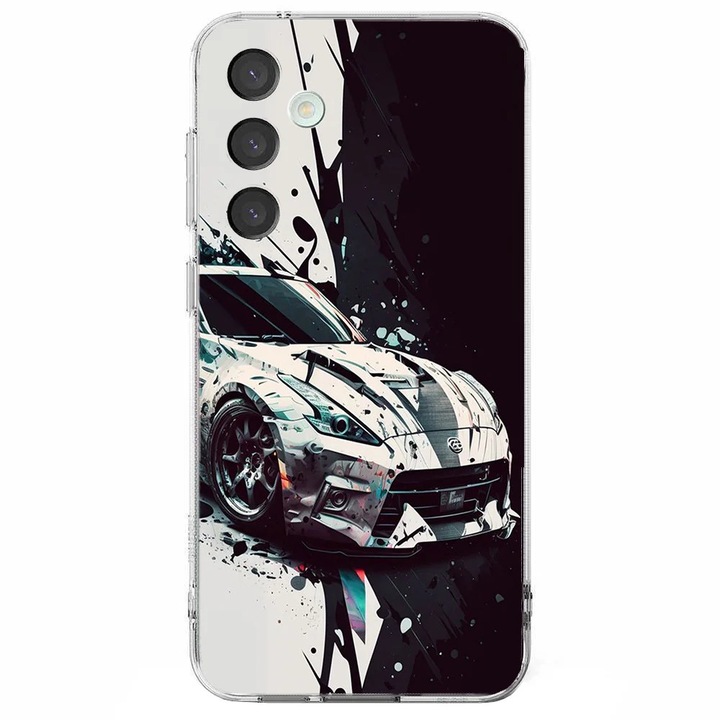 Husa telefon compatibila cu Samsung Galaxy S24 FE, Viceversa, model Custom paint job Racing Car, Silicon, TPU