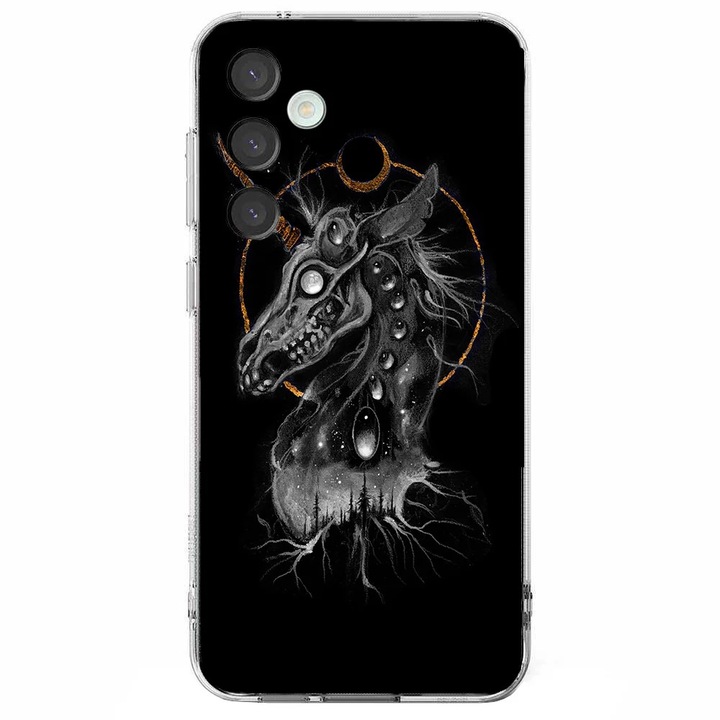 Husa telefon compatibila cu Samsung Galaxy S24 FE, Viceversa, model Curse Unicorn, Silicon, TPU