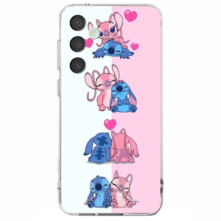 Husa telefon compatibila cu Samsung Galaxy A26, Viceversa, model Date night Stitch, Silicon, TPU