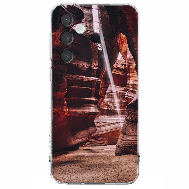 Husa telefon compatibila cu Samsung Galaxy A26, Viceversa, model Desert Antelope Canyon, Silicon, TPU