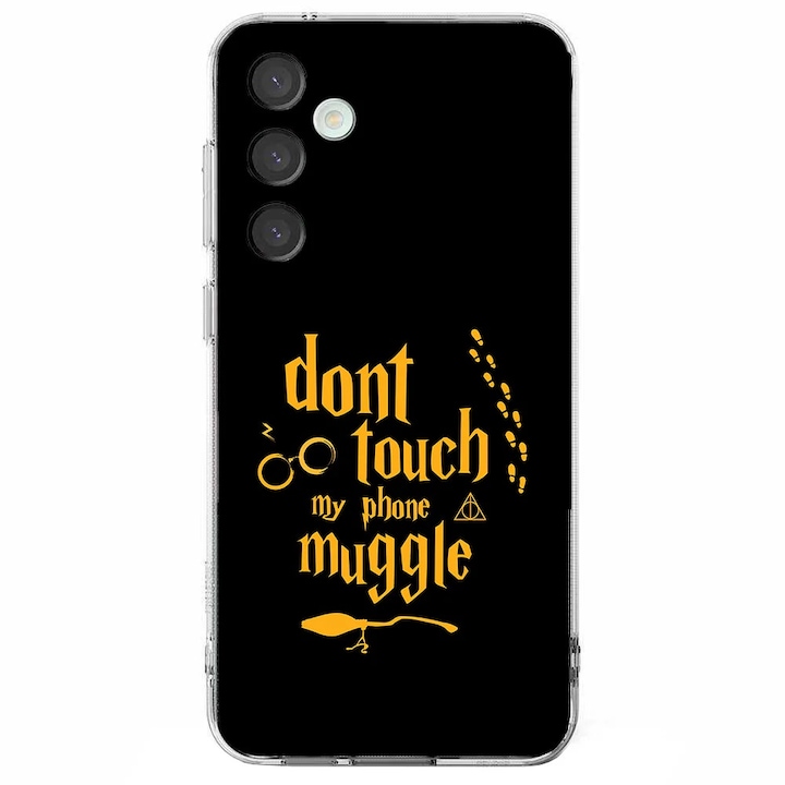 Husa telefon compatibila cu Samsung Galaxy A26, Viceversa, model Dont Touch my Phone Muggle Harry Potter, Silicon, TPU