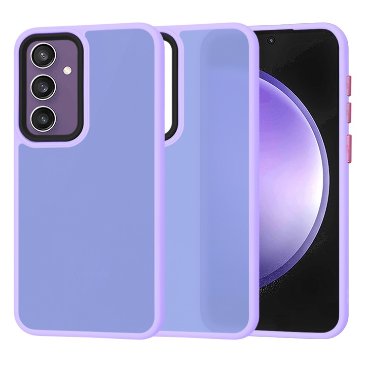 Husa pentru Samsung Galaxy S23 FE, din Policarbonat, Danex, Culoare Mov Deschis