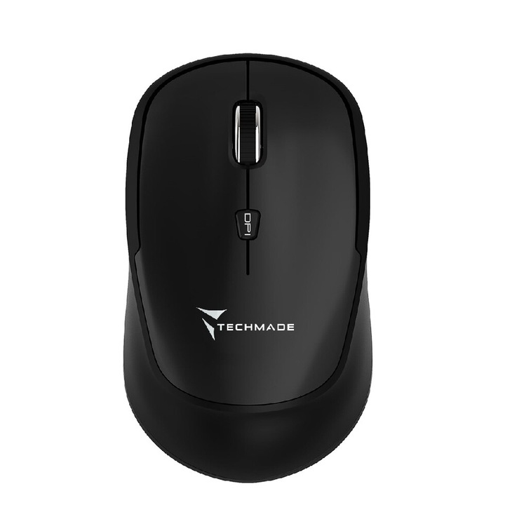 Мишка Vezeték, Techmade Mouse Nélküli Tm-xj35, черен, PC
