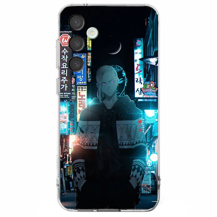 Husa telefon compatibila cu Samsung Galaxy S24 FE, Viceversa, model Draken Tokyo Revengers, Silicon, TPU