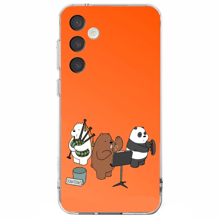 Husa telefon compatibila cu Samsung Galaxy A26, Viceversa, model Donations We bare bears, Silicon, TPU