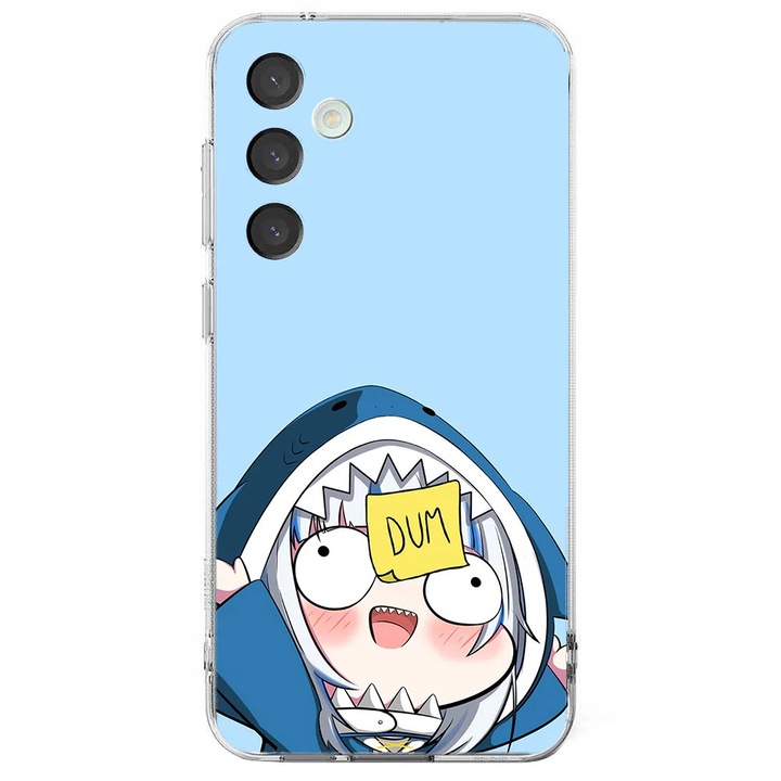 Husa telefon compatibila cu Samsung Galaxy S25, Viceversa, model Dummy Shark, Silicon, TPU
