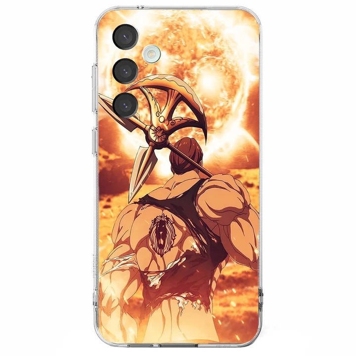 Husa telefon compatibila cu Samsung Galaxy S24 FE, Viceversa, model Escanor Sin of pride 7 Deadly Sins, Silicon, TPU