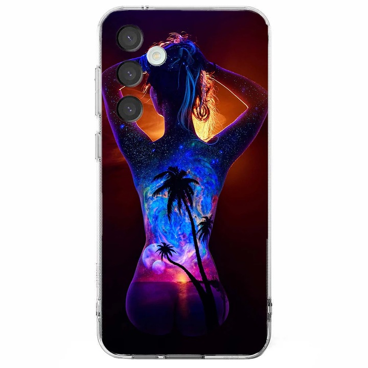 Husa telefon compatibila cu Samsung Galaxy S25 Plus, Viceversa, model Fantasy galaxy, Silicon, TPU