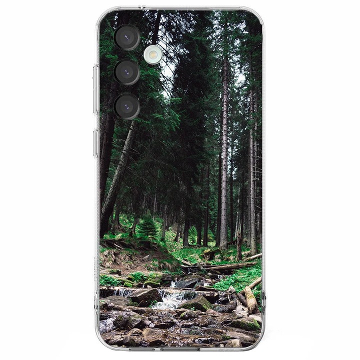 Калъф за телефон, съвместим с Samsung Galaxy A56, Viceversa, модел Forest Creek, силикон, TPU