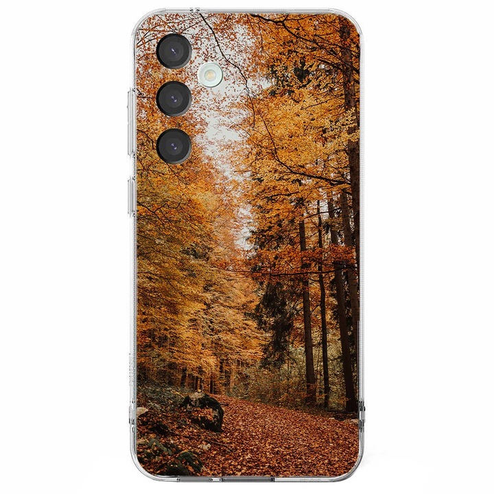 Husa telefon compatibila cu Samsung Galaxy A26, Viceversa, model Forest in automn, Silicon, TPU