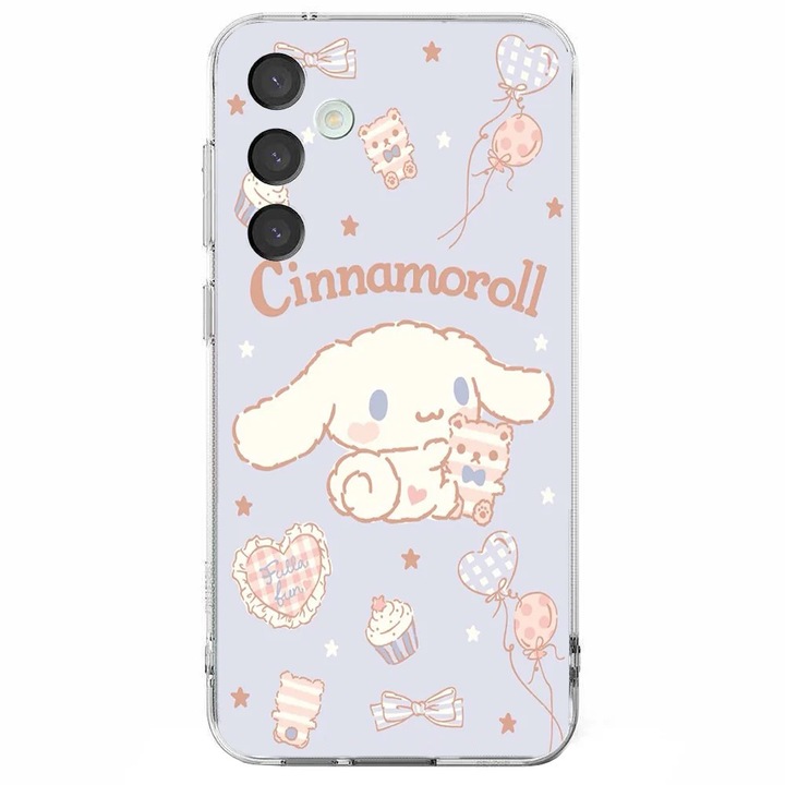 Husa telefon compatibila cu Samsung Galaxy S25 Ultra, Viceversa, model Fun Cinnamoroll Hello Kitty, Silicon, TPU
