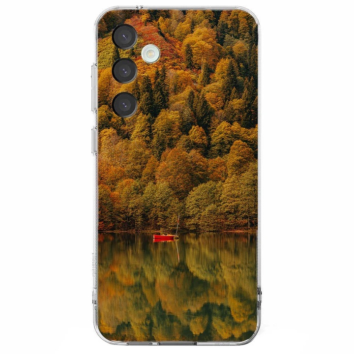 Husa telefon compatibila cu Samsung Galaxy A26, Viceversa, model Forest Lake View, Silicon, TPU