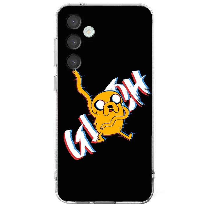 Husa telefon compatibila cu Samsung Galaxy S25, Viceversa, model Glitched Jake, Silicon, TPU