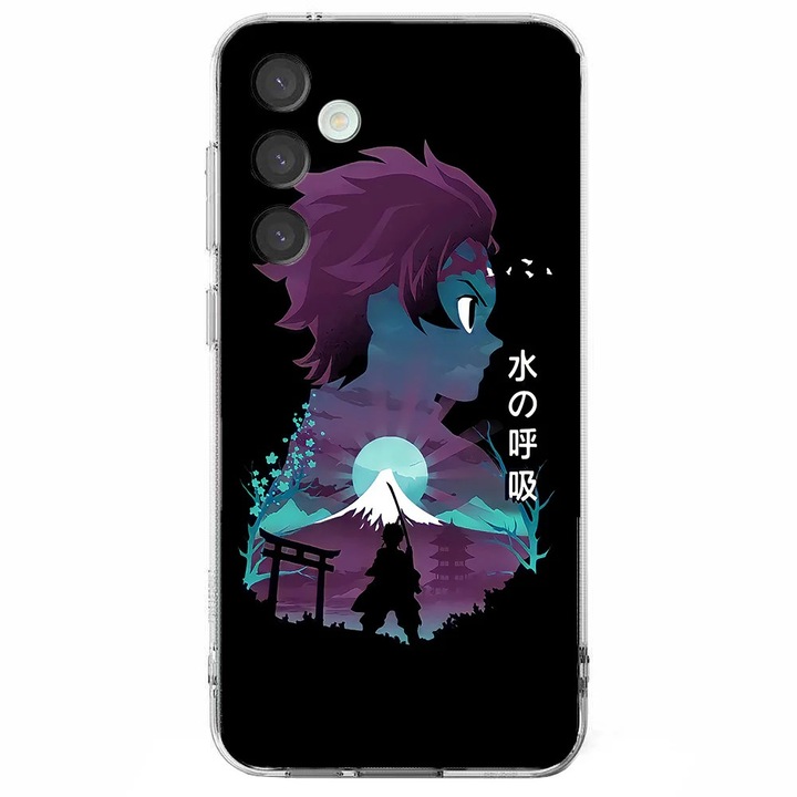 Husa telefon compatibila cu Samsung Galaxy A26, Viceversa, model Hero Tanjiro, Silicon, TPU