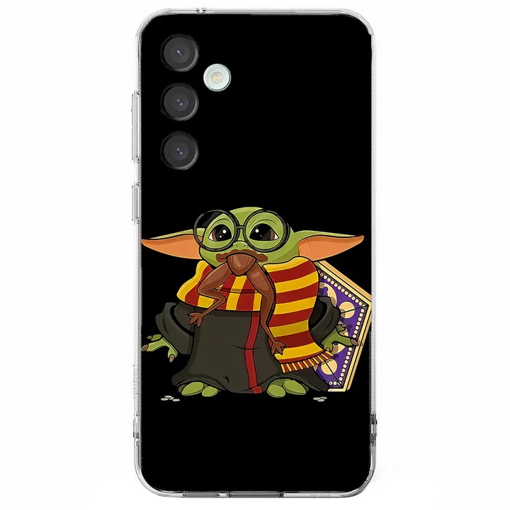 Husa telefon compatibila cu Samsung Galaxy S24 FE, Viceversa, model Hogwarts baby Yoda, Silicon, TPU