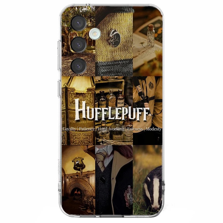 Husa telefon compatibila cu Samsung Galaxy A26, Viceversa, model Hufflepuff, Silicon, TPU