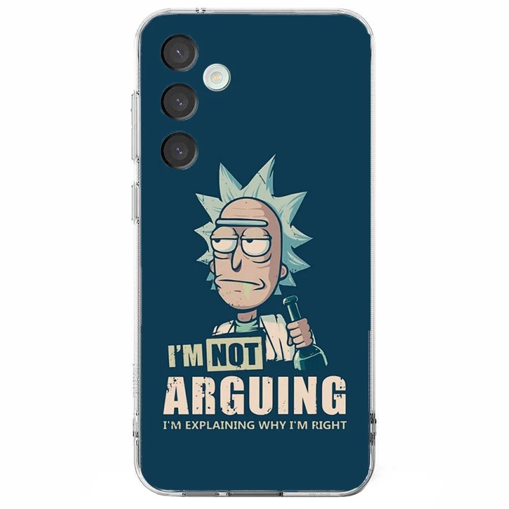 Husa telefon compatibila cu Samsung Galaxy A26, Viceversa, model I am explaining Rick, Silicon, TPU