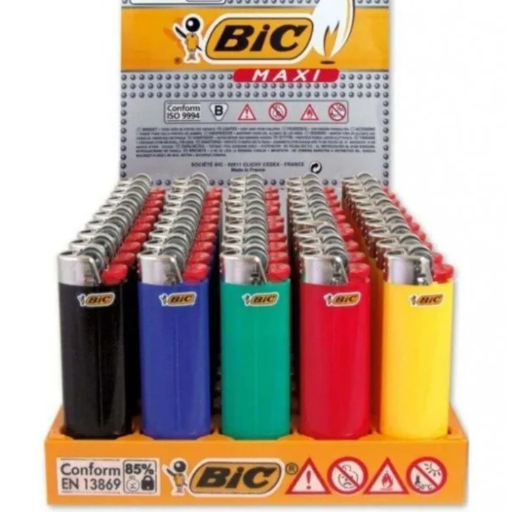 Set 50 Brichete Clasice diverse culori, BIC Maxi
