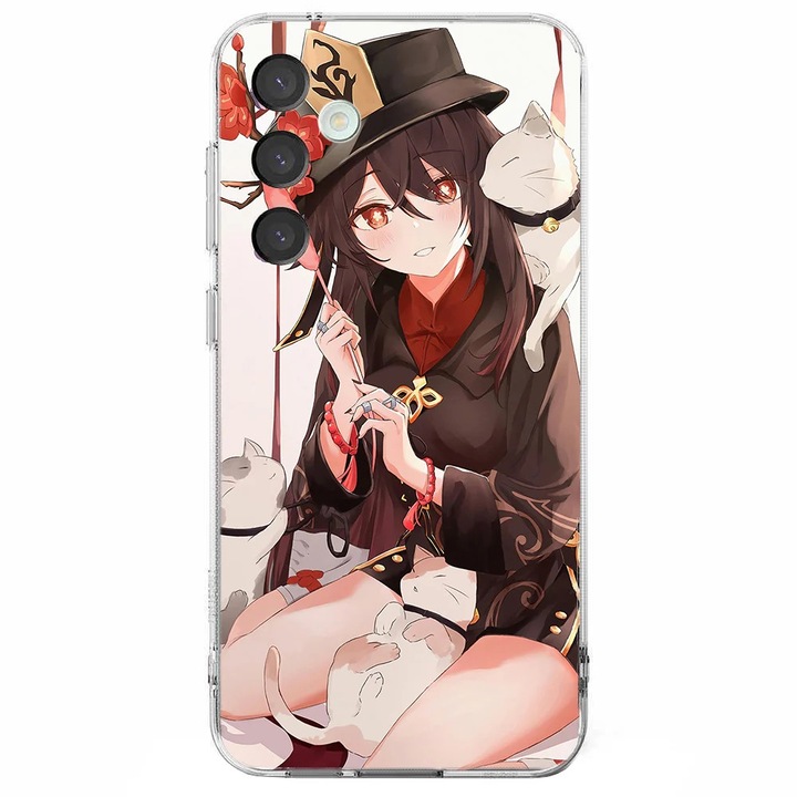 Husa telefon compatibila cu Samsung Galaxy A26, Viceversa, model Hu Tao Genshin Impact, Silicon, TPU