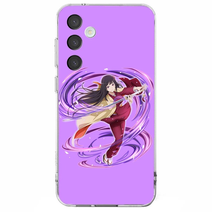 Husa telefon compatibila cu Samsung Galaxy S24 FE, Viceversa, model Kaguya DanMachi, Silicon, TPU