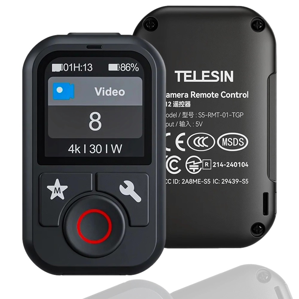 Telecomanda Bluetooth, Telesin, Pentru Gopro Hero 13/12/11/10/9/Max ...