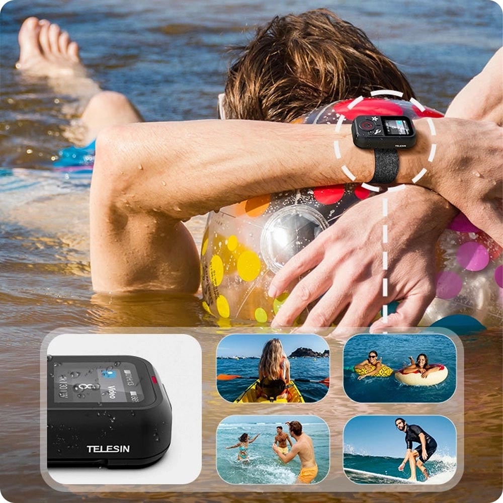 Telecomanda Bluetooth, Telesin, Pentru Gopro Hero 13/12/11/10/9/Max ...