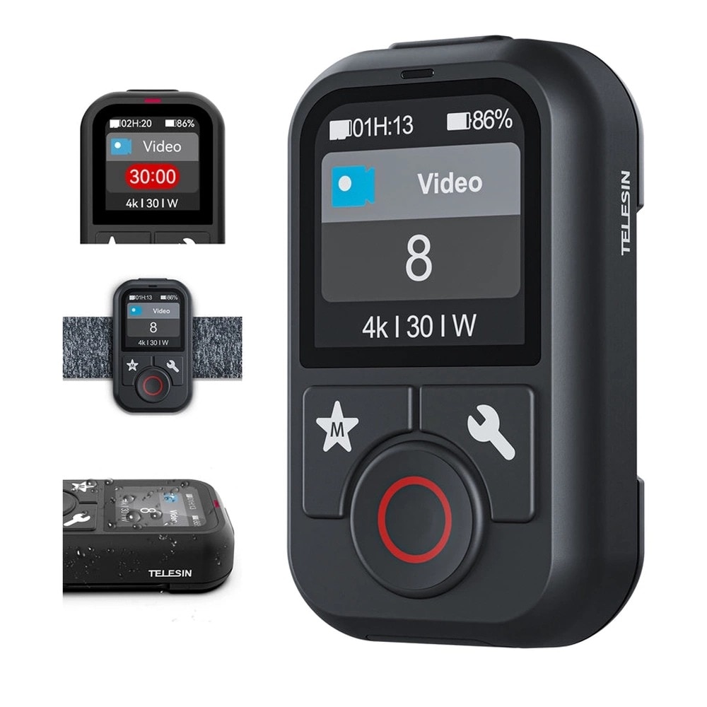 Telecomanda Bluetooth, Telesin, Pentru Gopro Hero 13/12/11/10/9/Max ...
