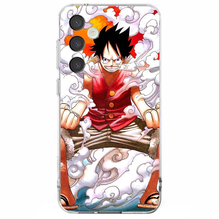 Калъф за телефон, съвместим с Samsung Galaxy S25 Ultra, Viceversa, модел Luffy one piece, силикон, TPU