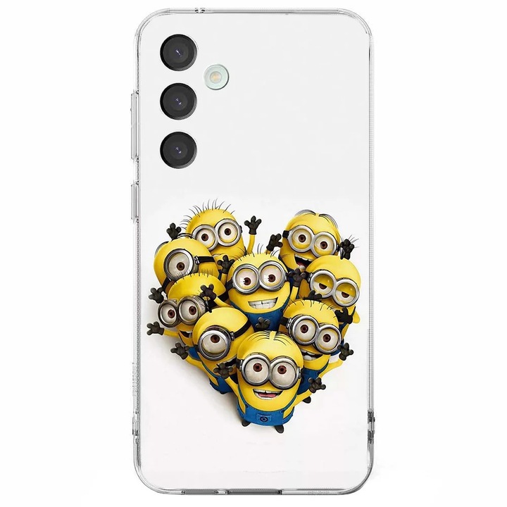 Husa telefon compatibila cu Samsung Galaxy S24 FE, Viceversa, model Minions Hearth, Silicon, TPU