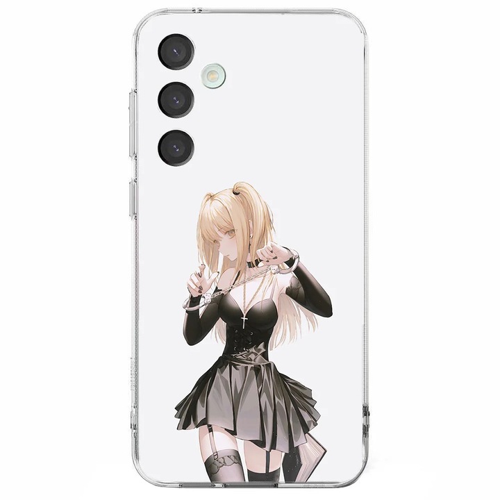 Калъф за телефон, съвместим с модел Samsung Galaxy S25 Plus, Viceversa, Misa Amane Death Note, силикон, TPU