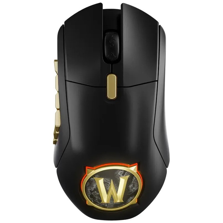 Мишка Gaming SteelSeries Aerox 9 Wireless, Издание WoW, Черен