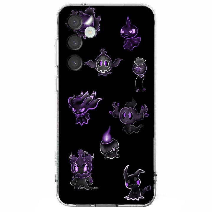 Husa telefon compatibila cu Samsung Galaxy A26, Viceversa, model Neon Ghost pokemon, Silicon, TPU