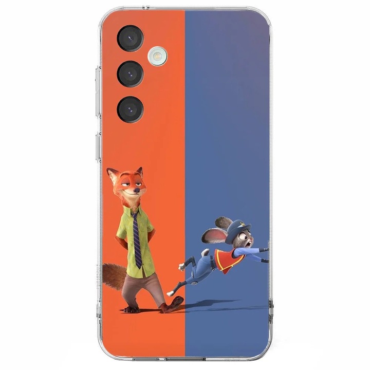 Husa telefon compatibila cu Samsung Galaxy S24 FE, Viceversa, model Nicks trap Zootopia, Silicon, TPU