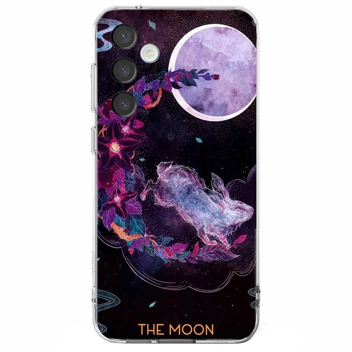 Калъф за телефон, съвместим с Samsung Galaxy S25 Plus, Viceversa, модел Moon Bunny, силикон, TPU